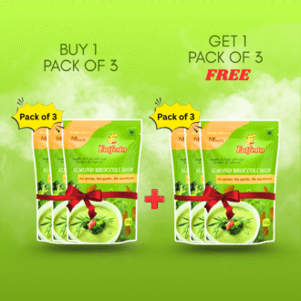 1 Healthy Eatfesto Almond Broccoli Soup Premix – Ready in 1 Minute