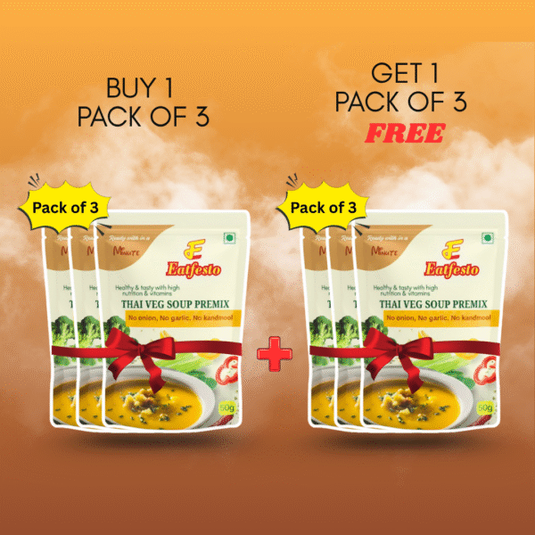 1 Healthy Eatfesto Thai Veg Soup Premix – Authentic & Ready in a Minute