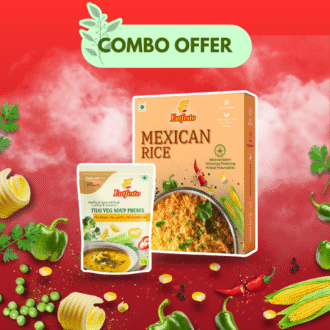 1 Delicious Thai Veg Soup & Mexican Rice Combo Offer – Limited Time Offer