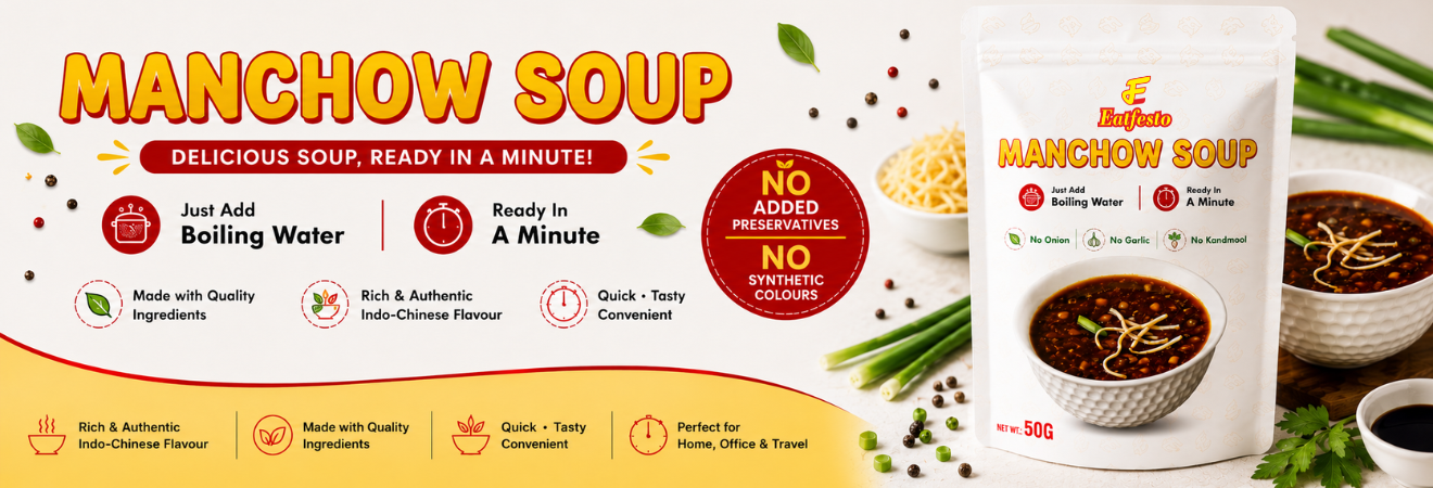 Eatfesto Manchow Soup Mix 50g Poster