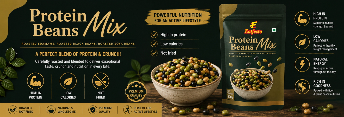 Eatfesto Protein Beans Mix (200g) Poster